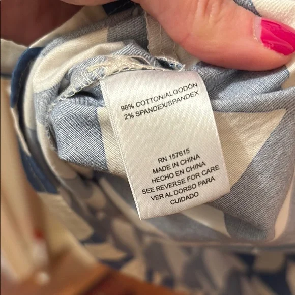 Rachel ZoeBlue Geometric Patterned Women's Dress - Picture 8 of 8